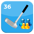 36 holes Family of 4